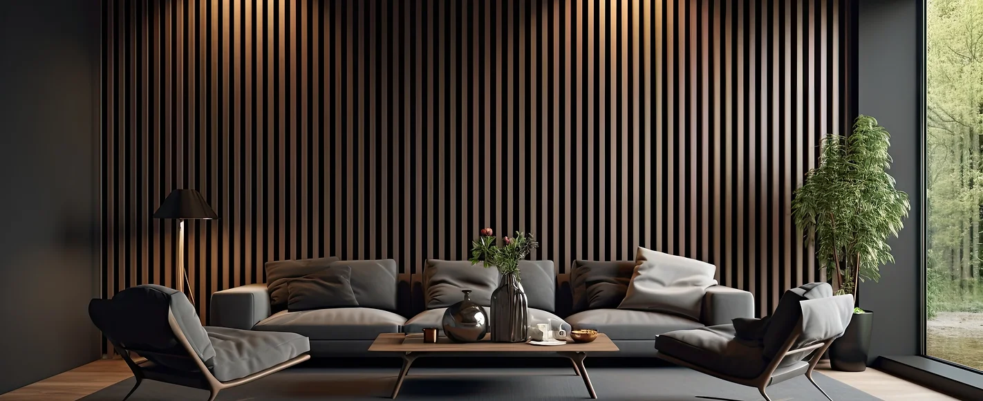 Wood slat feature wall inspiration
